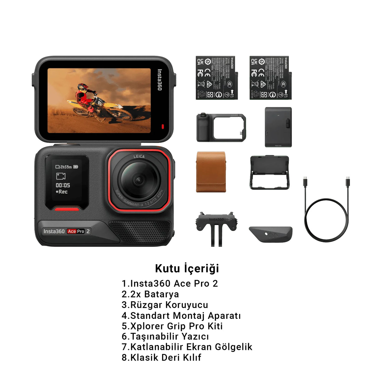 Insta360 ace pro 2 flash print bundle